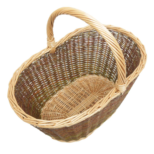 Einkaufskorb Handkorb Weide Korb ungefüttert (43x26x22/37)