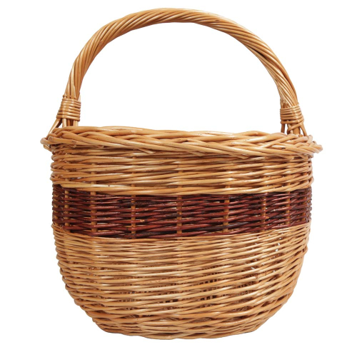 Einkaufskorb Handkorb Weide Korb ungefüttert (49x36x25/42) Einkaufskorb Handkorb Weide Korb ungefüttert (49x36x25/42)
