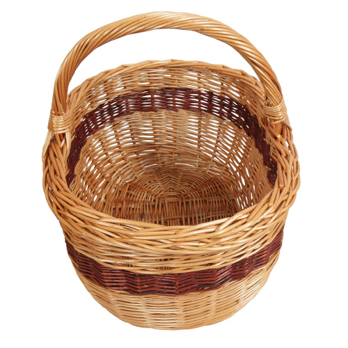Einkaufskorb Handkorb Weide Korb ungefüttert (49x36x25/42) Einkaufskorb Handkorb Weide Korb ungefüttert (49x36x25/42)