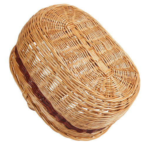 Einkaufskorb Handkorb Weide Korb ungefüttert (49x36x25/42) Einkaufskorb Handkorb Weide Korb ungefüttert (49x36x25/42)