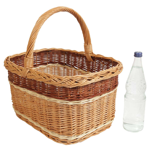 Einkaufskorb Handkorb Weide Korb ungefüttert (44x33x24/40)