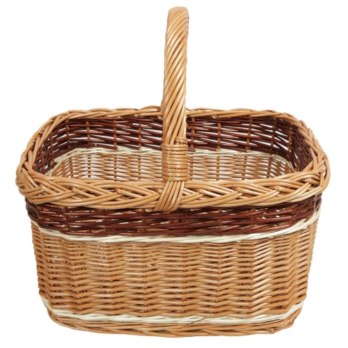 Einkaufskorb Handkorb Weide Korb ungefüttert (44x33x24/40)