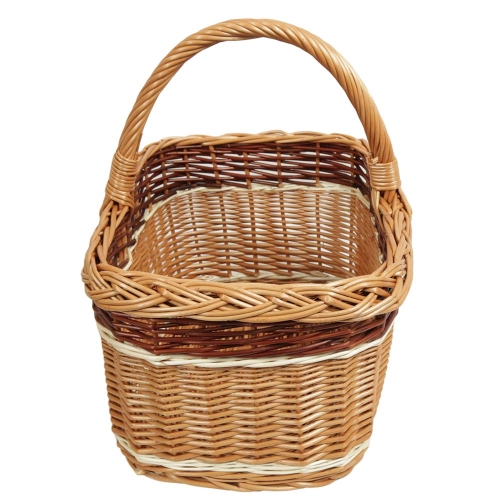 Einkaufskorb Handkorb Weide Korb ungefüttert (44x33x24/40)