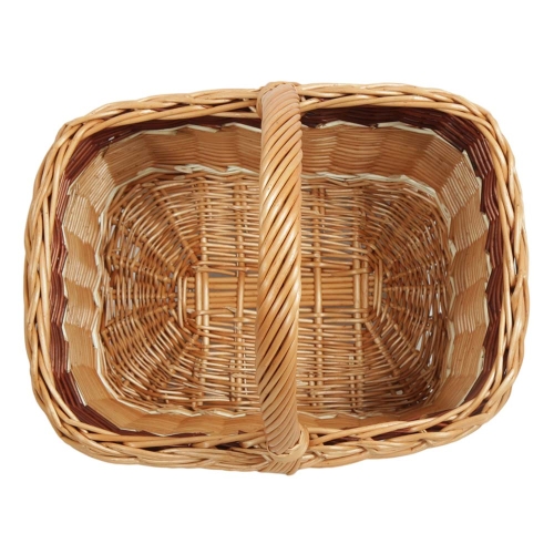Einkaufskorb Handkorb Weide Korb ungefüttert (44x33x24/40)