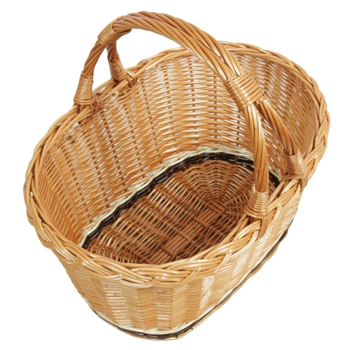 Einkaufskorb Handkorb Weide Korb ungefüttert (41x29x21/36)