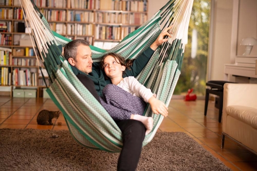 LA SIESTA - Hängesessel Comfort aus Bio-Baumwolle HABANA Agave