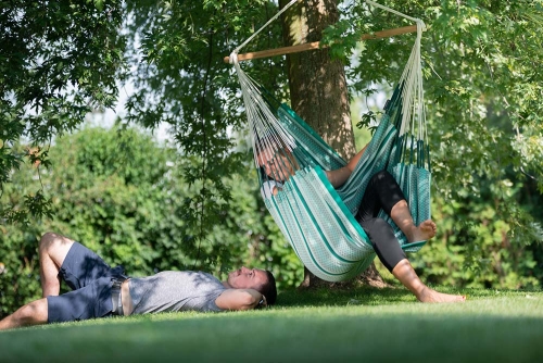 LA SIESTA - Hängesessel Comfort aus Bio-Baumwolle HABANA Agave
