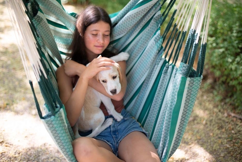 LA SIESTA - Hängesessel Comfort aus Bio-Baumwolle HABANA Agave