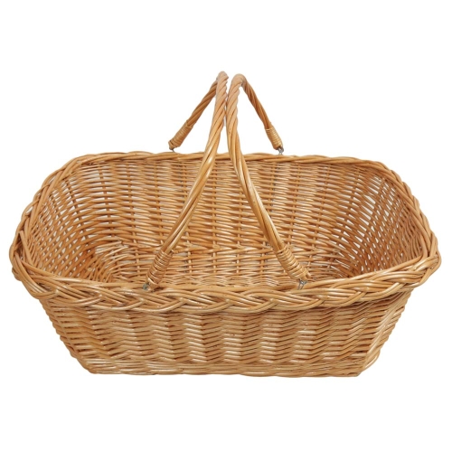 Einkaufskorb Handkorb Weide Korb ungefüttert (47x36x17/34)