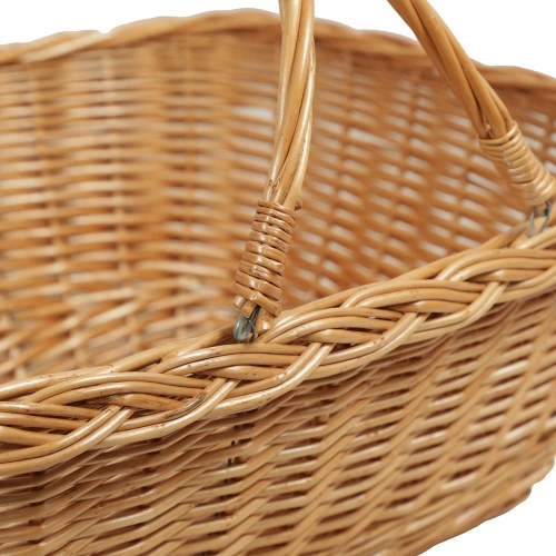Einkaufskorb Handkorb Weide Korb ungefüttert (47x36x17/34)