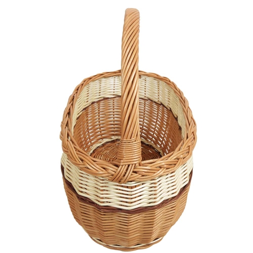 Einkaufskorb Handkorb Weide Korb ungefüttert (43x27x27/42)