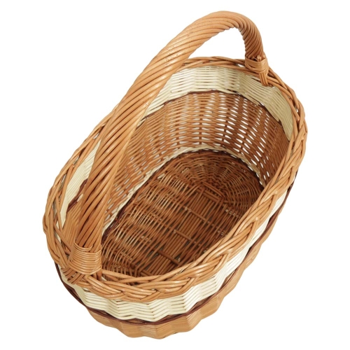 Einkaufskorb Handkorb Weide Korb ungefüttert (43x27x27/42)