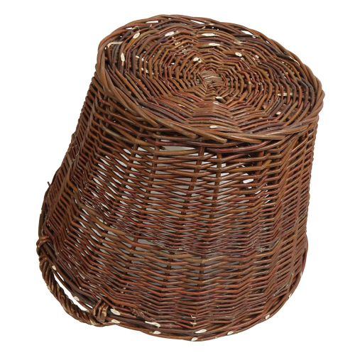 Erntekorb, Holzkorb, Tragekorb, Gartenkorb, Weide Korb (D:50cm)