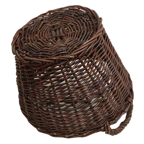 Erntekorb, Holzkorb, Tragekorb, Gartenkorb, Weide Korb (D:40cm)