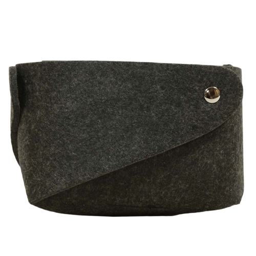 Brotkorb aus Filz, Dekokorb, Filzkorb faltbar, Korb aus Filz (20x20x12)