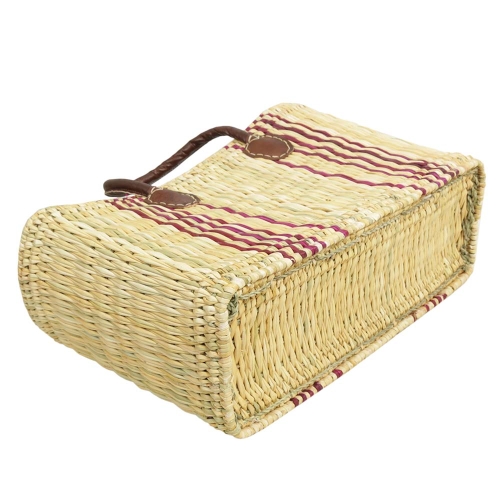 Handtasche Korbtasche robuste Tasche aus Jonc (40x15x25/37)