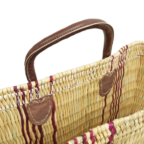 Handtasche Korbtasche robuste Tasche aus Jonc (40x15x25/37)