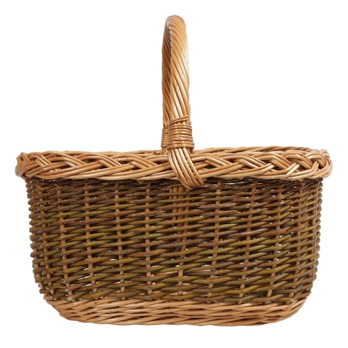 Einkaufskorb Handkorb Weide Korb ungefüttert (38x30x19/36)