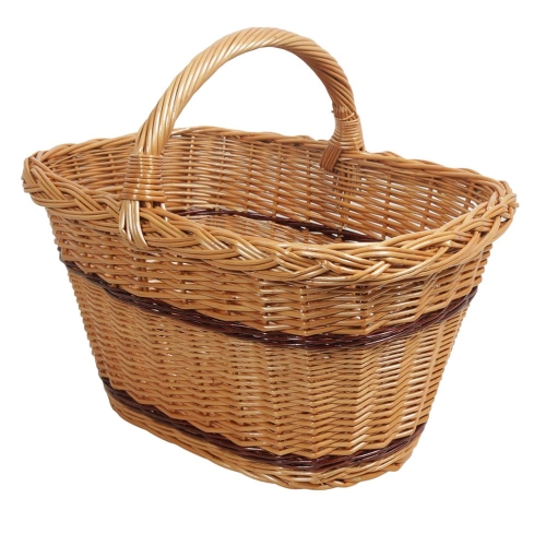 Einkaufskorb Handkorb Weide Korb ungefüttert (51x35x25/34)
