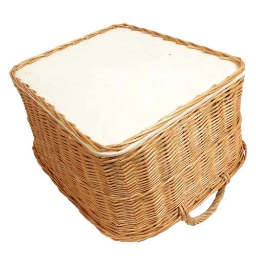 Holzkorb Kaminholzkorb Tragekorb Korb für Holz aus Weide (60x50x30/36)