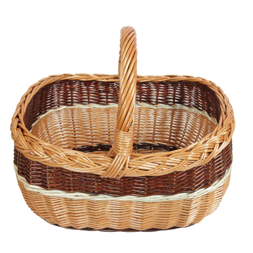 Einkaufskorb Handkorb Weide Korb ungefüttert (42x32x23/37)
