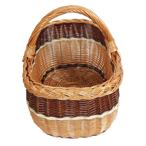 Einkaufskorb Handkorb Weide Korb ungefüttert (42x32x23/37)