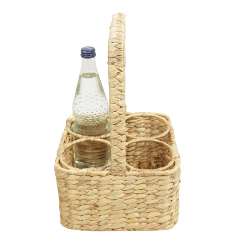 Flaschenkorb, Geschenkkorb, Korb für 4 Flaschen (22x22x14/36)