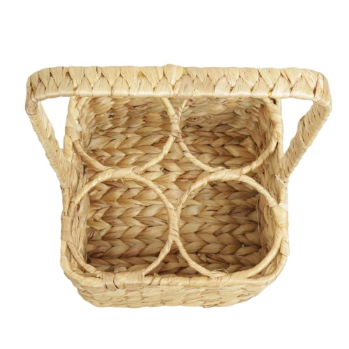 Flaschenkorb, Geschenkkorb, Korb für 4 Flaschen (22x22x14/36)