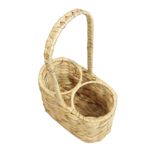 Flaschenkorb, Geschenkkorb, Korb für 2 Flaschen (22x12x14/36)