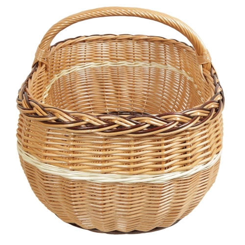 Einkaufskorb Handkorb Weide Korb ungefüttert (50x35x25/35)