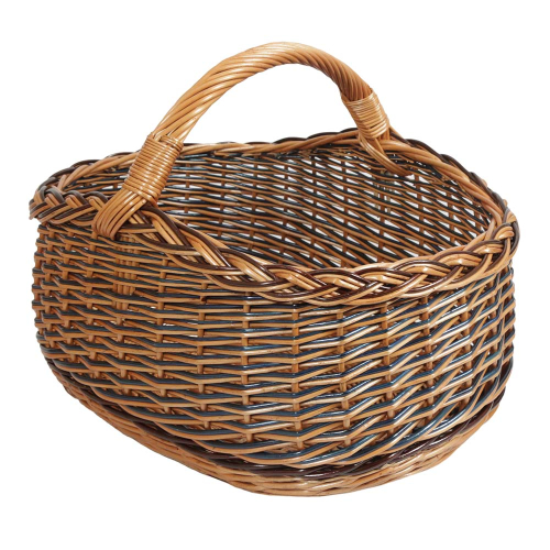 Einkaufskorb Handkorb Weide Korb ungefüttert (46x37x21/35)
