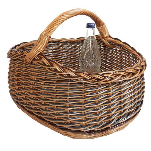 Einkaufskorb Handkorb Weide Korb ungefüttert (46x37x21/35)