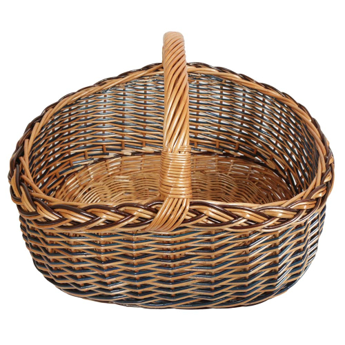 Einkaufskorb Handkorb Weide Korb ungefüttert (46x37x21/35)