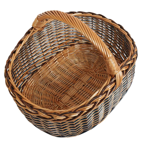Einkaufskorb Handkorb Weide Korb ungefüttert (46x37x21/35)