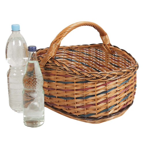 Einkaufskorb Handkorb Weide Korb ungefüttert (46x38x21/35)