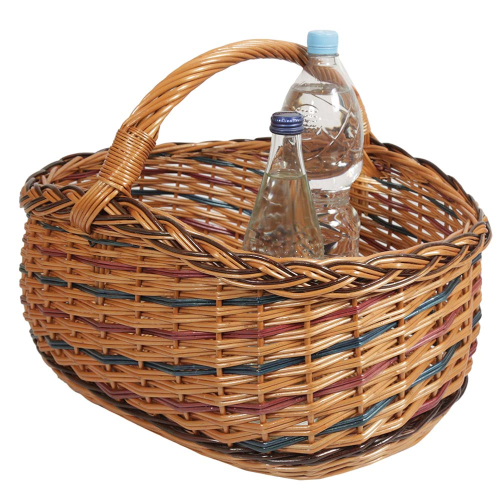 Einkaufskorb Handkorb Weide Korb ungefüttert (46x38x21/35)