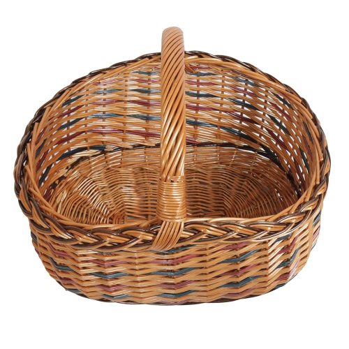 Einkaufskorb Handkorb Weide Korb ungefüttert (46x38x21/35)