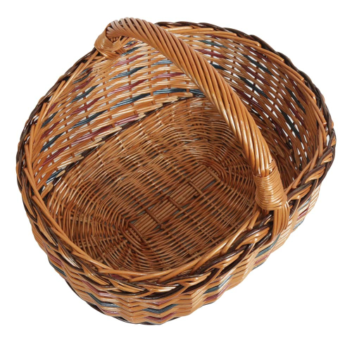 Einkaufskorb Handkorb Weide Korb ungefüttert (46x38x21/35)