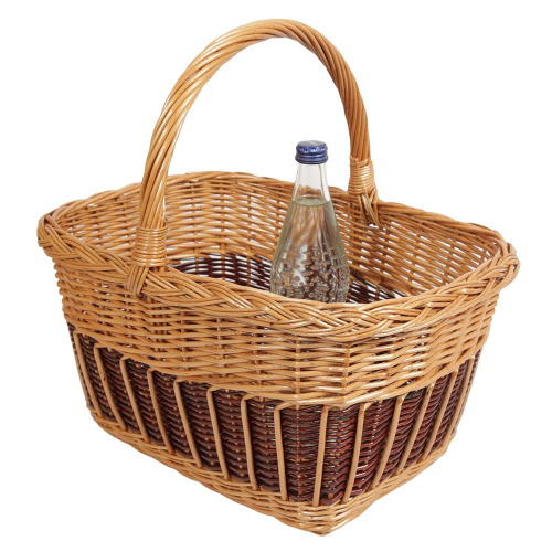 Einkaufskorb Handkorb Weide Korb ungefüttert (41x31x22/40)