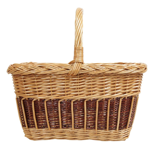 Einkaufskorb Handkorb Weide Korb ungefüttert (41x31x22/40)