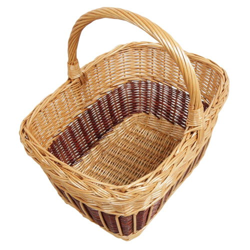 Einkaufskorb Handkorb Weide Korb ungefüttert (41x31x22/40)