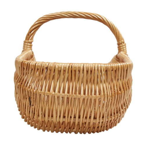Einkaufskorb Handkorb Weide Korb ungefüttert - klein (34x26x14/28)