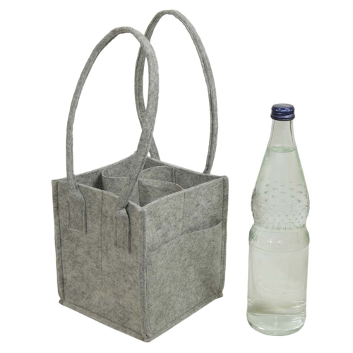 Flaschenkorb, Geschenkkorb, Korb für 4 Flaschen (16x16x18/40)