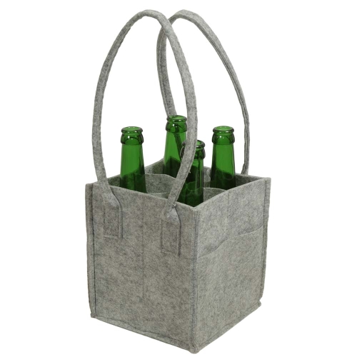 Flaschenkorb, Geschenkkorb, Korb für 4 Flaschen (16x16x18/40)