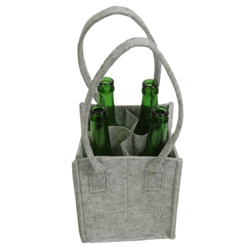 Flaschenkorb, Geschenkkorb, Korb für 4 Flaschen (16x16x18/40)