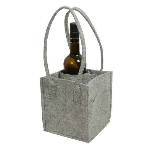 Flaschenkorb, Geschenkkorb, Korb für 4 Flaschen (16x16x18/40)