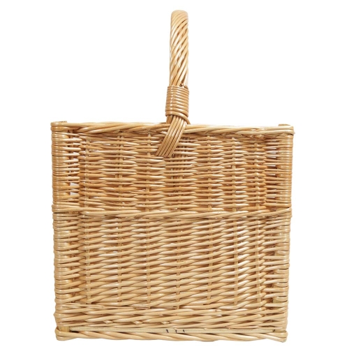 Holzkorb, Tragekorb Kaminholzkorb Korb für Brennholz (38x35x23/55)