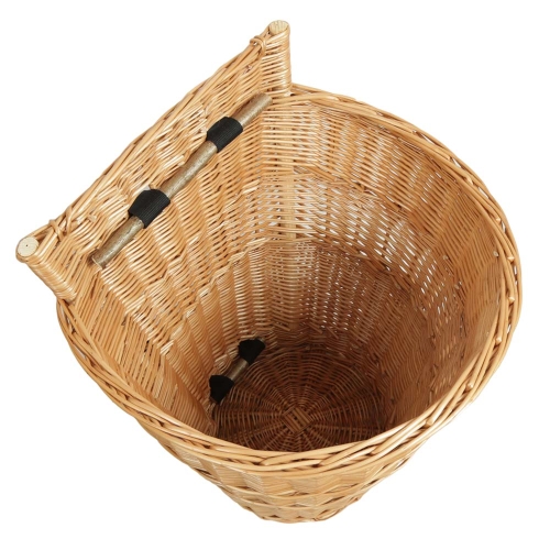 Tragekorb, Kiepe, Rucksackkorb aus gesottener Weide (45x40x50/60)