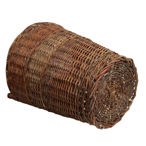 Tragekorb, Kiepe, Rucksackkorb aus ungeschälter Weide (45x38x50/60)