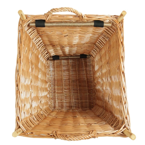 Tragekorb, Kiepe, Rucksackkorb aus gesottener Weide (45x45x48/55)